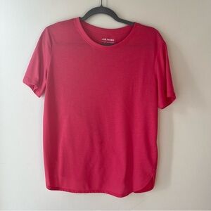 Joe Fresh relaxed fit t-shirt Women's small Red pink basic tee sustainable blend